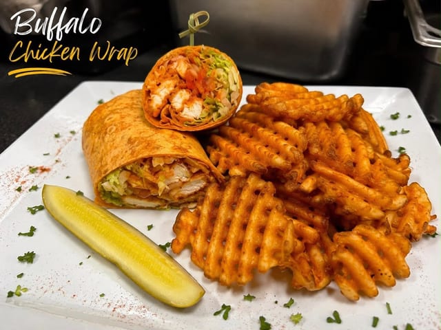 Buffalo Chicken Wrap.
