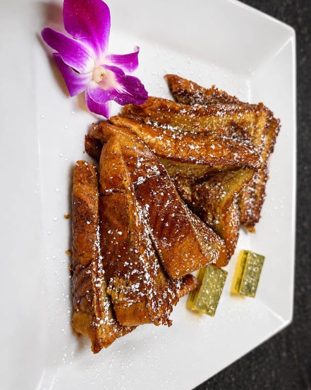 Slices of French Toast.